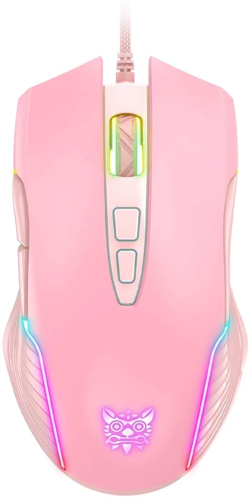 mouse Zhhcyyds M1 Wired Lightweight Gaming Mouse,6 RGB Backlit